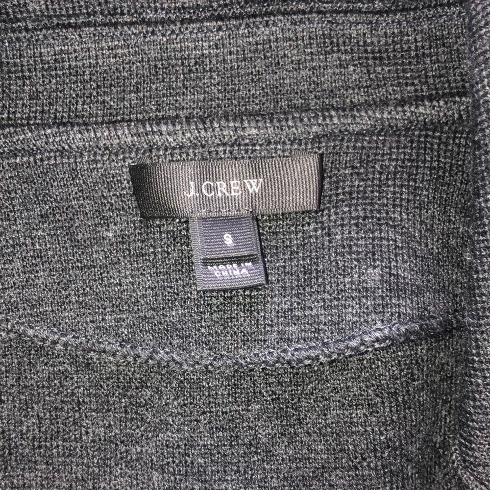 Jcrew sweater blazer dark grey size small